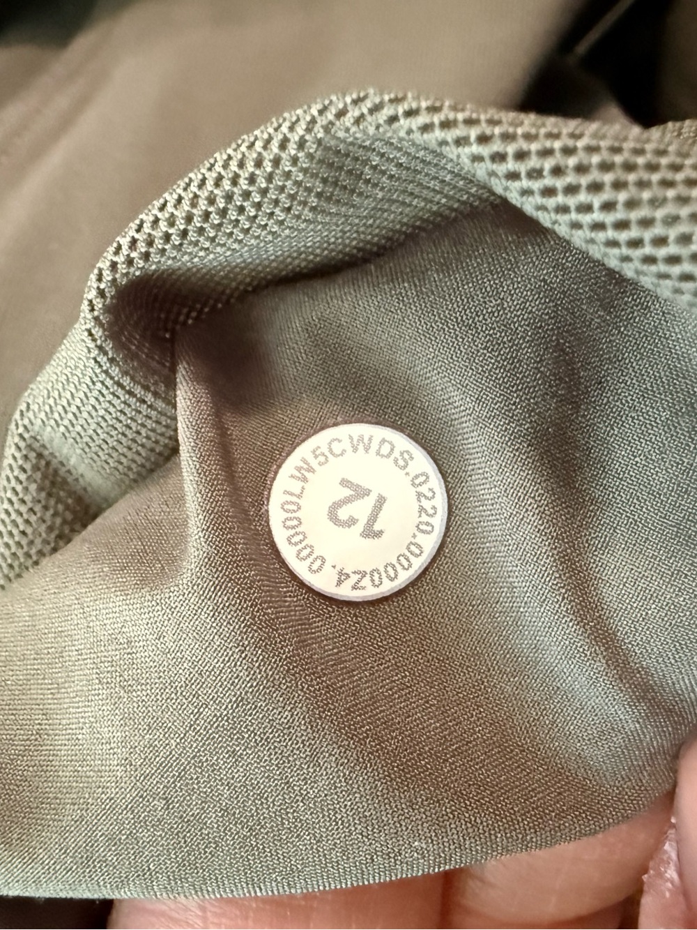 Lululemon Keep Moving Pant 7/8 High-Rise Grey Sage Green Size 12 Luxtreme Work - Picture 7 of 10